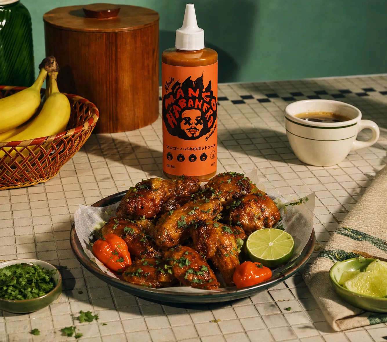 Sticky Habanero Wings